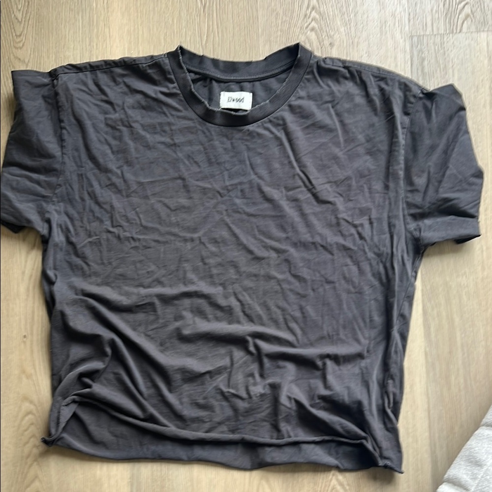ELWOOD Dark Gray Crew Neck T-Shirt
